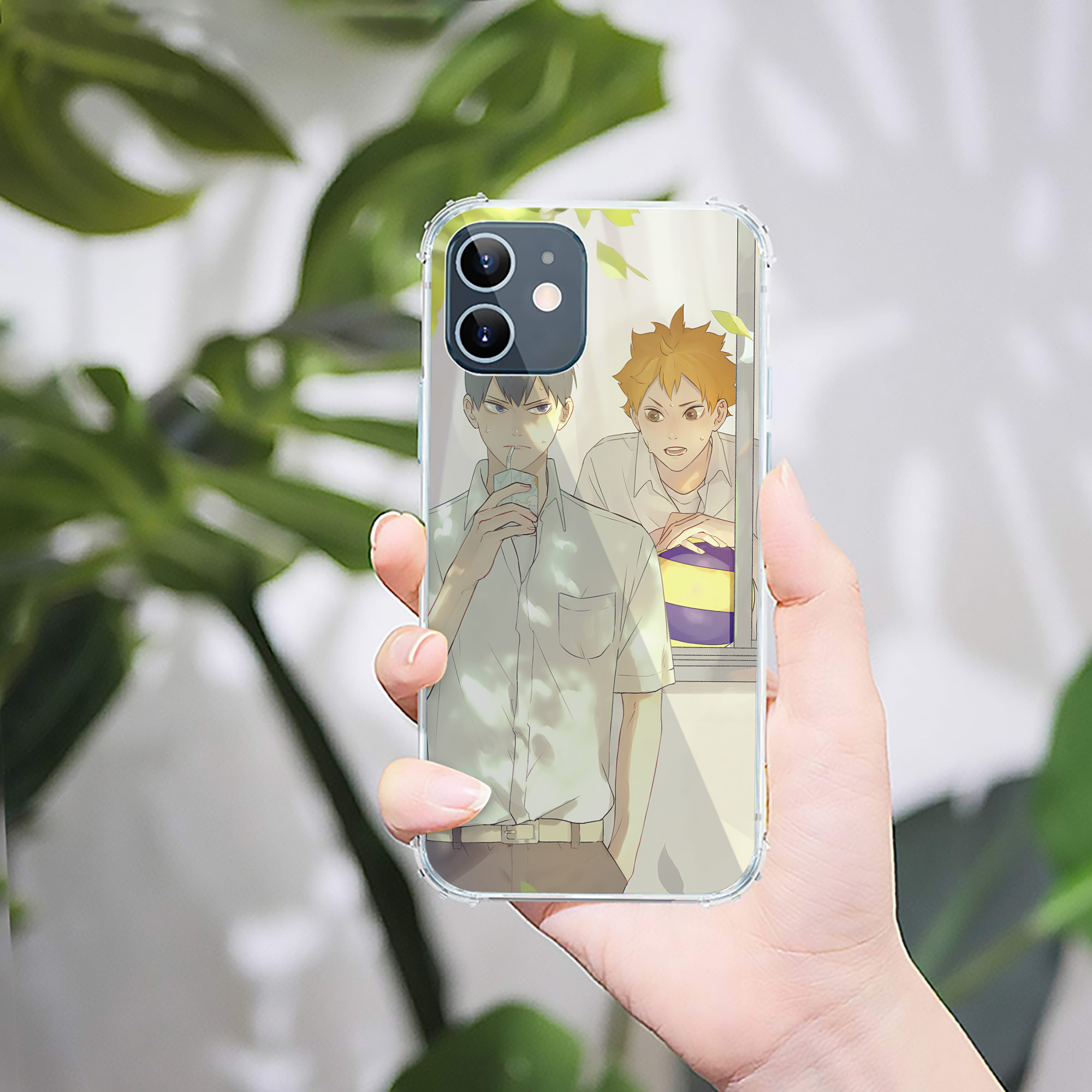（画像用） ハイキュー!! Haikyu!! 【iPhone 12シリーズ対応】透明スマホケース（クリアソフトケース）